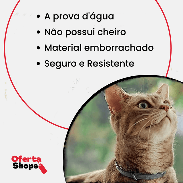 SafePet - Colar Anti Parasitas Premium [8 meses de proteção]